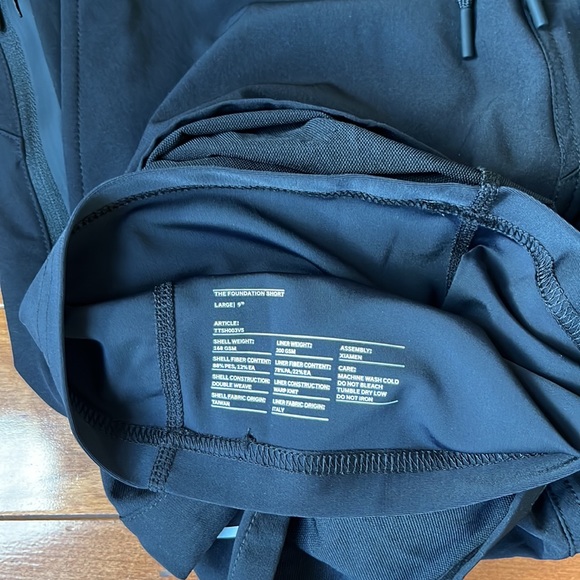 NWT Ten Thousand Black Foundation Short (Liner) 9" Size S, M, L, XL - Picture 6 of 6